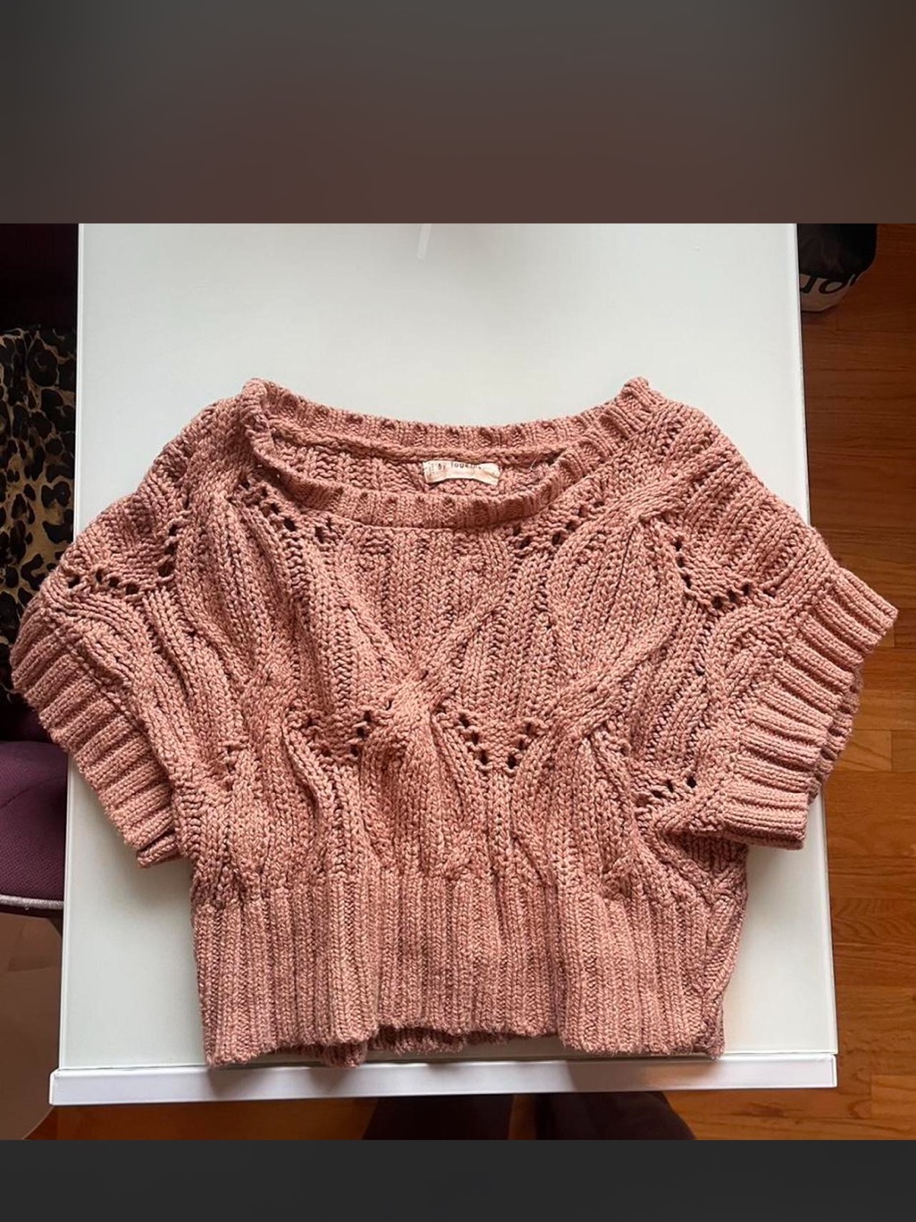 By Together Knitted Sweater Top In Light Brown